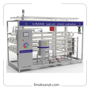 دستگاه پاستوریزاتور لوله‌ای (Shell and Tube)